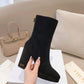 DIOR D RISE ANKLE BOOTS BLACK