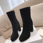 DIOR D RISE ANKLE BOOTS BLACK