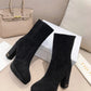 DIOR D RISE ANKLE BOOTS BLACK