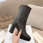 DIOR D RISE ANKLE BOOTS BLACK