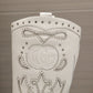 GUCCI WOMEN'S BOOT WITH DOUBLE G AND STUDS WHITE