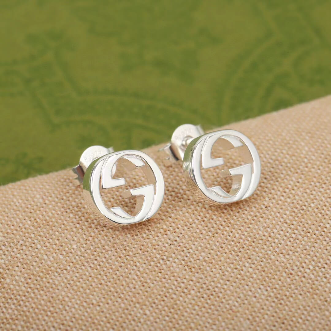 GG Earrings pure silver 220915 Free shipping