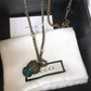 Gucci New Personalized Fashion Leopard Necklace Collar Chain XL13168A24