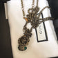 Gucci New Personalized Fashion Leopard Necklace Collar Chain XL13168A24
