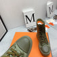 HERMES FRESH ANKLE BOOTS GREEN