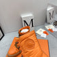 HERMES FRESH ANKLE BOOTS ORANGE