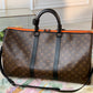 M45616 Keepall Bandoulière 50 Monogram leather travel bag