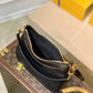 M46002 Louis Vuit Bagatelle Mini Hobo Handbag Black