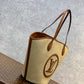 M59963 M59808 Brown Plain Leather Logo Straw Bags 2022 SS free shipping
