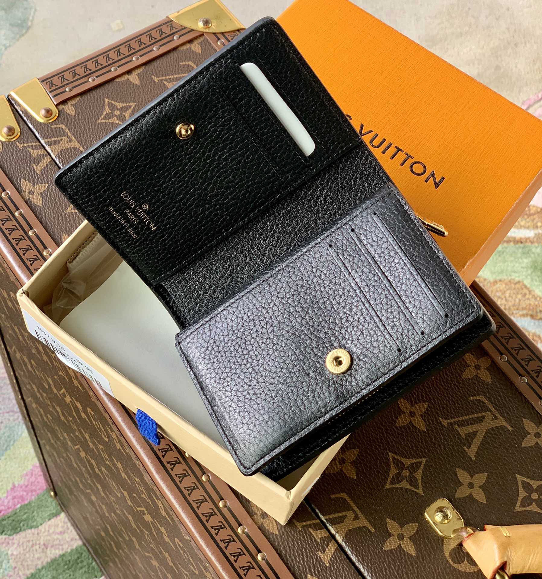 M41938 M81212 CLÉA WALLET black Monogram Embroidery