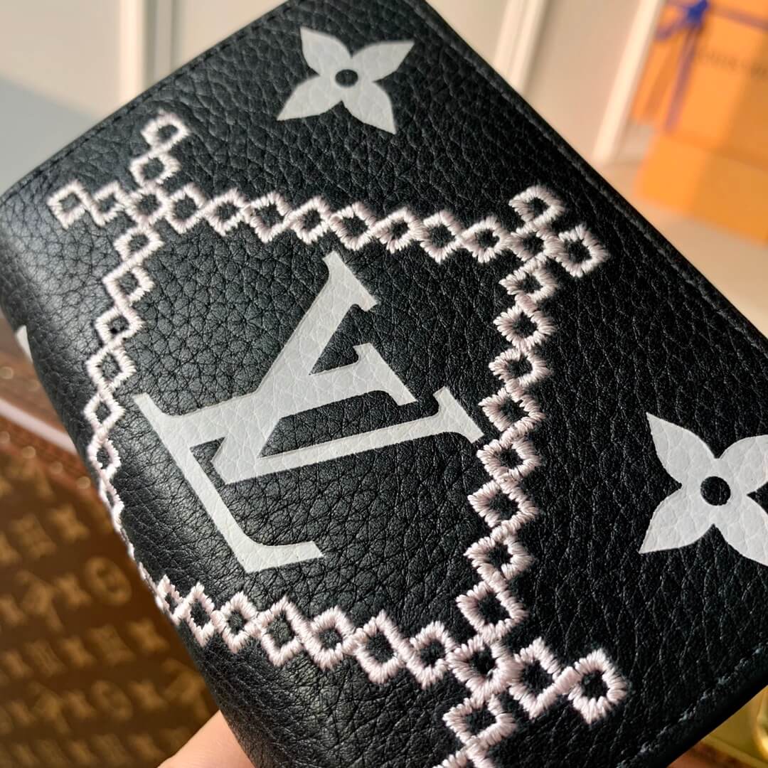 M41938 M81212 CLÉA WALLET black Monogram Embroidery