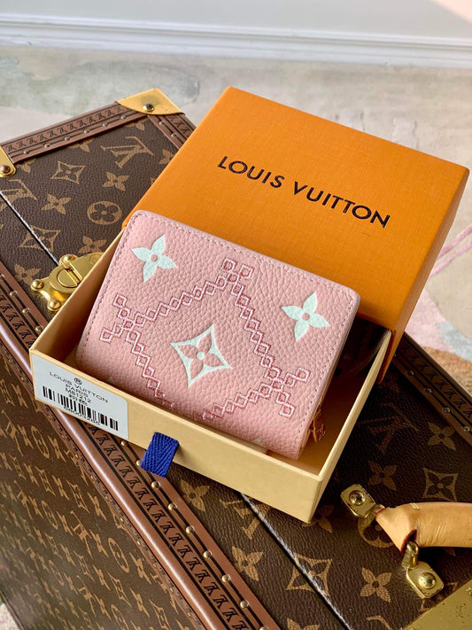 M41938 M81212 CLÉA WALLET pink Monogram Embroidery
