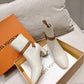 LV PARISIENNE ANKLE BOOT WHITE