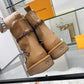 LV ASPEN PLATFORM ANKLE BOOT BEIGE 1AC767