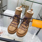 LV ASPEN PLATFORM ANKLE BOOT BEIGE 1AC767