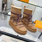 LV ASPEN PLATFORM ANKLE BOOT BEIGE 1AC767