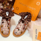 LV PILLOW COMFORT ANKLE BOOT MONOGRAM PINK