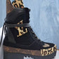 LV LAUREATE PLATFORM DESERT BOOTS BLACK 1A5NNU