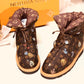 LV PILLOW COMFORT ANKLE BOOT MONOGRAM CANVAS