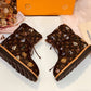 LV PILLOW COMFORT ANKLE BOOT MONOGRAM CANVAS