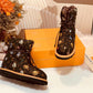 LV PILLOW COMFORT ANKLE BOOT MONOGRAM CANVAS