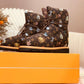 LV PILLOW COMFORT ANKLE BOOT MONOGRAM CANVAS