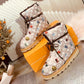 LV PILLOW COMFORT ANKLE BOOT MONOGRAM PINK