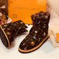 LV PILLOW COMFORT ANKLE BOOT MONOGRAM CANVAS