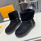 LV ASPEN PLATFORM ANKLE BOOT BLACK 1AC78O