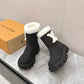 LV ANKLE BOOTS IN BRONZE BLACK