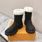 LV ANKLE BOOTS IN BRONZE BLACK