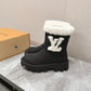 LV ANKLE BOOTS IN BRONZE BLACK