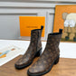 LV JAZZ BOOTS MONOGRAM EBENE BROWN 1ADBKP