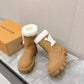 LV ANKLE BOOTS IN BRONZE BROWN