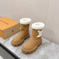 LV ANKLE BOOTS IN BRONZE BROWN