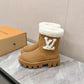 LV ANKLE BOOTS IN BRONZE BROWN