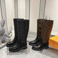 LV TERRITORY FLAT HIGH BOOT BLACK 1ADD2X