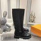 LV TERRITORY FLAT HIGH BOOT BLACK 1ADD2X