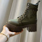 LV LAUREATE PLATFORM DESERT BOOT KAKI GREEN 1AC7S9