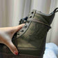 LV LAUREATE PLATFORM DESERT BOOT KAKI GREEN 1AC7S9