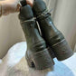 LV LAUREATE PLATFORM DESERT BOOT KAKI GREEN 1AC7S9
