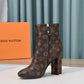 LV SILHOUETTE ANKLE BOOT MONOGRAM BROWN