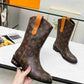 LV LV RIDER BOOTS MONOGRAM BROWN