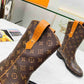 LV LV RIDER BOOTS MONOGRAM BROWN