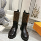 LV TERRITORY FLAT ANKLE BOOT MONOGRAM BROWN