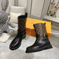 LV TERRITORY FLAT ANKLE BOOT MONOGRAM BROWN