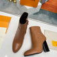LV SILHOUETTE ANKLE BOOT BROWN