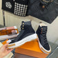 LV SQUAD SNEAKER BOOTS BLACK