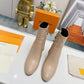 LV SILHOUETTE ANKLE BOOT BEIGE