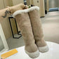 LV SUEDE MONOGRAM BOOTS BEIGE